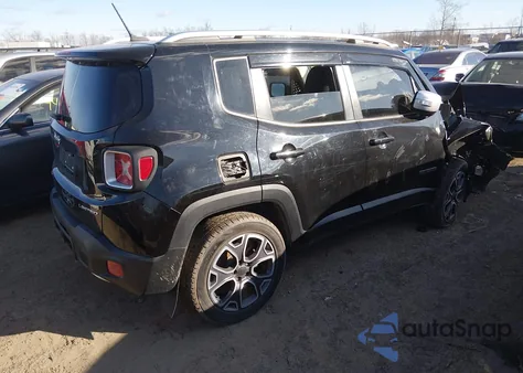 2017 Jeep Renegade Limited 4X4 из США, поврежденный, VIN ZACCJBDB9HPE52231